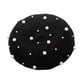 thumbnail image 1 of Qarigey Boina perla invierno moda diseño sombrero elegante transpirable mano de obra exquisita Beanie gorras ropa suministros para mujeres niñas Sombreros negro Qarigey AP010199-03B, 1 of 6