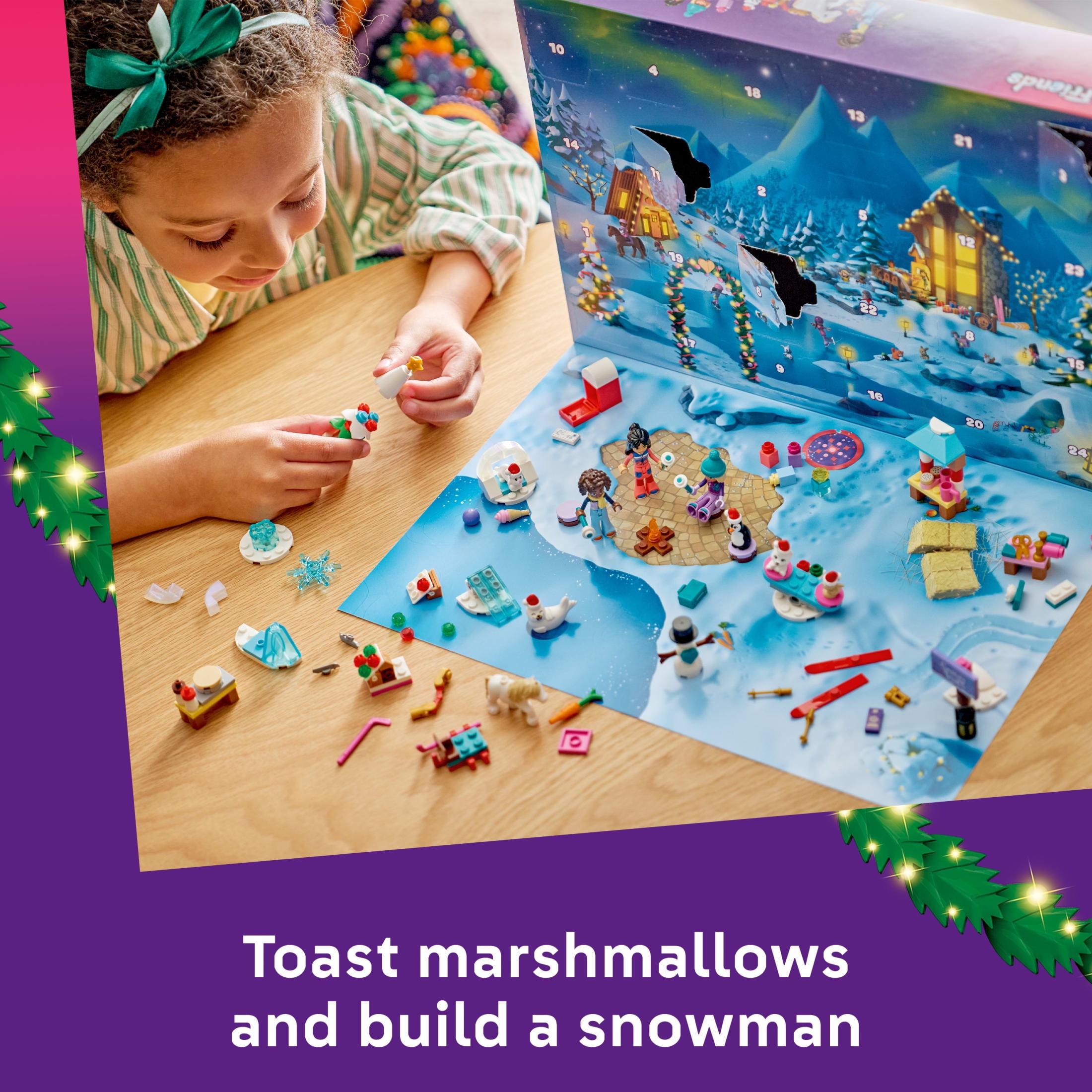 LEGO Friends Advent Calendar 2026 - Christmas Advent Calendars for Kids, Ages 6+ - Includes 3 Minidolls & 6 Animal Figures - 42698
