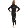 thumbnail image 3 of inhzoy Kids Girls 2PCs Athletic Sports Suit Figure Skating Outfit Long Sleeve Zipper Sweatshirt with Leggings Pink 16, 3 of 8