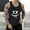 Black, variant on Summer Tank Tops for Men Funny Breathable T Shirts Sleeveless Sport Print Undershirts Running Mens Shirts Stretch