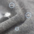thumbnail image 3 of Women Bamboo Ankle Socks Thin Soft Low-Cut Lightweight Breathable Sock 5 Pairs (Grey,Medium), 3 of 5