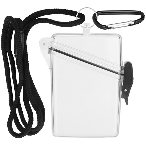 Waterproof ID Card Badge Holder, EEEkit Sports Clear Case Locker