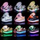 thumbnail image 2 of Zapatos luminosos recargables con luz LED, ruedas dobles para niños y niñas, zapatos con luz, zapatos con ruedas, 2 of 5