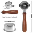 thumbnail image 2 of Coffee 51mm Bottomless Portafilter Compatible with DeLonghi Icona ECP ECOV311 Espresso Machine, No Base Filter Holder, 2 of 5