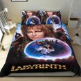thumbnail image 1 of Laberinto (Película) Conjunto de sábanas temático, trío de piezas, cómodo y amigable con la piel, diseño único, regalo de decoración para el hogar para familiares, amigos y fans,140cm *210cm, 1 of 6