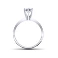 thumbnail image 2 of Solitaire Diamond Engagement Ring 1/4ct 14k White Gold Round Brilliant Cut, 2 of 2