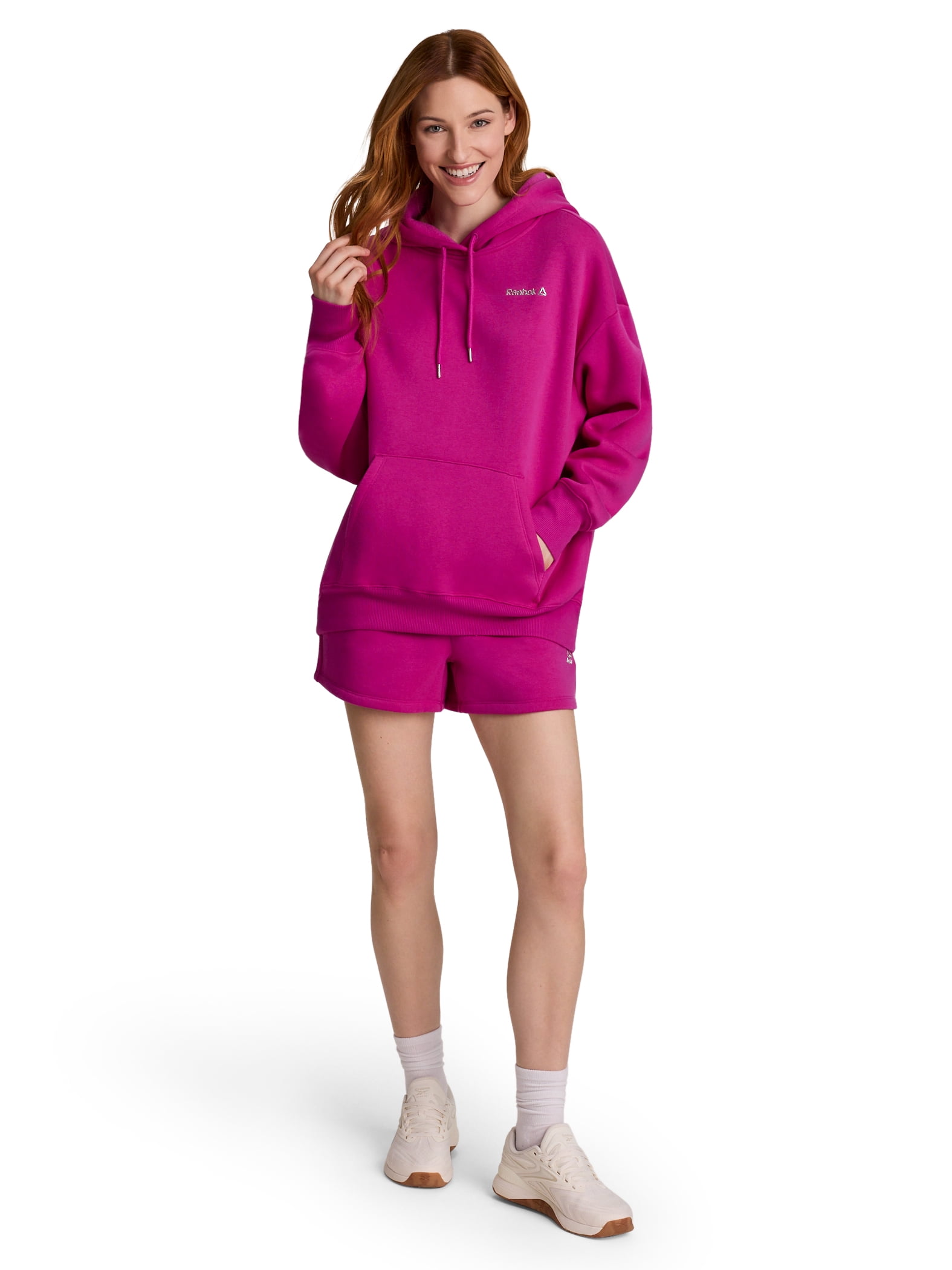 Reebok Women's and Women's Plus Game Day Fleece Oversize Hoodie, Sizes XS-4X