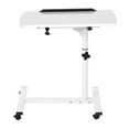 thumbnail image 2 of Bureau Portable Multifonctionnel Détachable pour Ordinateur Portable avec Roulettes pour Lit Canapé Livres Collation, Hauteur Réglable 62-88cm, pour Télécommandes, Tasses et Plus, 2 of 8