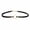 Gold, variant on Women's Stainless Steel PU Leather Circle Choker Necklace Velvet Statement Necklace Silver