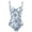 Blue, variant on Generic Bodysuits For Women Floral Square Neck Sleeveless Corset Spaghetti Strap Fitted Tops Vacation Casual Outfits