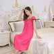 thumbnail image 1 of Camisones de satén de seda para mujer, ropa de dormir sin mangas, Camisón con tirantes, ropa de dormir de encaje para mujer, pijamas para estar en casa, 1 of 5