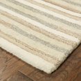 thumbnail image 3 of 5â€™ x 8â€™ Beige and Gray Eclectic LinesArea Rug, 3 of 3