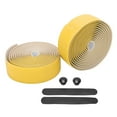 thumbnail image 2 of Handlebar Cover, Effective Bike Handle Wrap Shock Absorbing Anti Skid Light Weight  For Drop Bar Yellow, 2 of 8