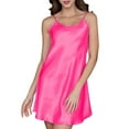 thumbnail image 2 of VLOOCKLW Silk Nightgown Women’s Elegant Halter Neck Nightdress Sleeveless Sleepwear Tank Pajamas Dress Night Shirt, 2 of 4