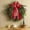 A, variant on Kumdkd Christmas Linen Bow Wreath - Plastic Grapevine Wreath, 18" Front Door Ornament, Festive Window Decoration