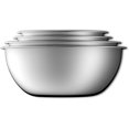 thumbnail image 2 of herramientas de cocina Juego de 4 cuencos gourmet, cuenco de cocina de acero inoxidable, cuenco para mezclar, ensaladera, cuenco para servir, apilable Ormromra MZQ-1166, 2 of 2