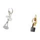 thumbnail image 5 of Figura Artística Moderna Y Abstracta De Una Bailarina, Hecha De Resina. Adorno Creativo Para Escritorio, Escultura Para Dormitorio, Oficina, Chimenea O Entrada., 5 of 8