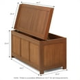 thumbnail image 4 of Furinno Tioman Durable and Water Resistant 41.9 Gallon Wood Deck Box, Brown, 4 of 5