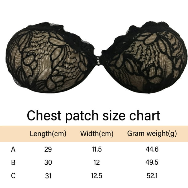 Sticky Bra 2 Pairs Strapless Backless Adhesive Invisible Push up Bra