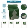 thumbnail image 6 of Green Gourd Table Runner 72 Inches, Modern Abstract Art Geometric Bed Runner Dresser Scarves Tabletop for Indoor Outdoor Parties/Ceremony/Banquet, 16" x 72", 6 of 9