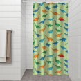 thumbnail image 2 of LightGreen Multicolor Dinosaurs Shower Curtain 36"x72" ,Bathroom Decorative Shower Curtains Set with 12 Hooks,Modern Waterproof Washable Shower Curtain, 2 of 6