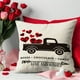 thumbnail image 5 of Xihbxyly Funda de Almohada de San Valentín, Estampado de Corazón de Rosa, Tela Suave y Duradera, Elegante Decoración para El Hogar, Cojín Versátil para Sofá de Salón, Regalo Perfecto para Las Fiestas, 5 of 5