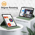 Rotating Case for iPad Air 11inch M2 (2024), iPad Air 5th Generation