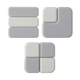 Protector De Pared Para Pomo De Puerta - Silicona Transparente, Adhesivo, Paquete De 6 Unidades
