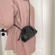 thumbnail image 4 of Bolso de noche para mujer PU plisado de alta capacidad para asistir a banquetes (negro), 4 of 6