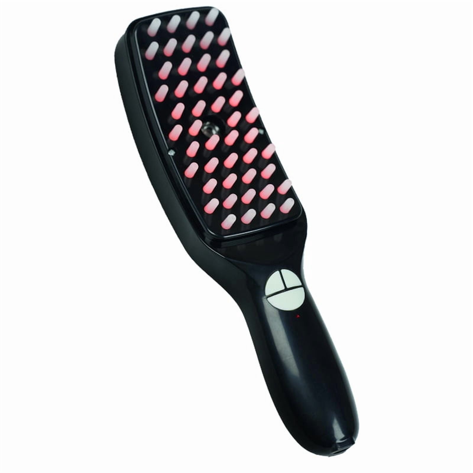 Electric Massage Comb Blue Red Light Therapy Vibration Hair Massage Scalp Brush Negative Ion Spray Hair Growth Massager