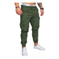thumbnail image 1 of Pantalón Jogger Bolsas Cargo Casual Cómodo Gabardina 2905str, 1 of 6