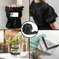 thumbnail image 5 of Lace Ribbon Decorative Ribbon 4.2 m 5 cm Satin Lace Ribbon Ruffle Lace Pleated Trim Lace Trim for DIY Sewing Clothing Embroidered Wedding Party Bouquets Cake Lace Decoration (Black), 5 of 5