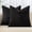 Black, variant on Lanola Pack of 2 Decorative Throw Pillow Covers Soft Chenille Throw Pillows Solid Neutral Farmhouse Textured Cushion Covers for Couch Sofa Bedroom Living Room 20x20 Inch, Taupe Grey