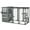 Light Gray, variant on PawHut Wooden Cat Catio 76"L Walk in Outdoor Cat House w/ Jump Platforms