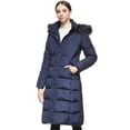 thumbnail image 4 of Orolay Women's Puffer Faux Fur Hood Long Down Coat, 4 of 4