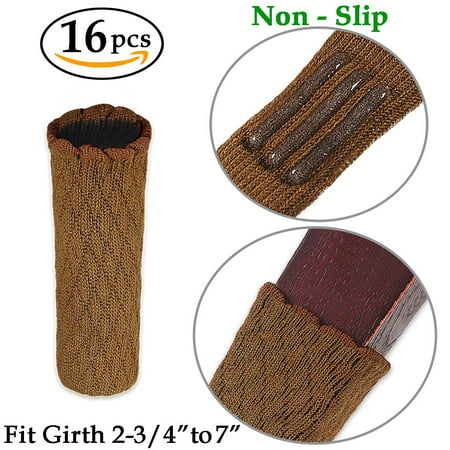 Chair Leg Socks Hardwood Floor Protectors Furniture Feet Caps Covers, Fit Girth 2-3/4