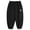1#Black, variant on Kiijoy Toddler Boys Baggy Pants Elastic Casual Trousers Active Pants, Sizes 3-4