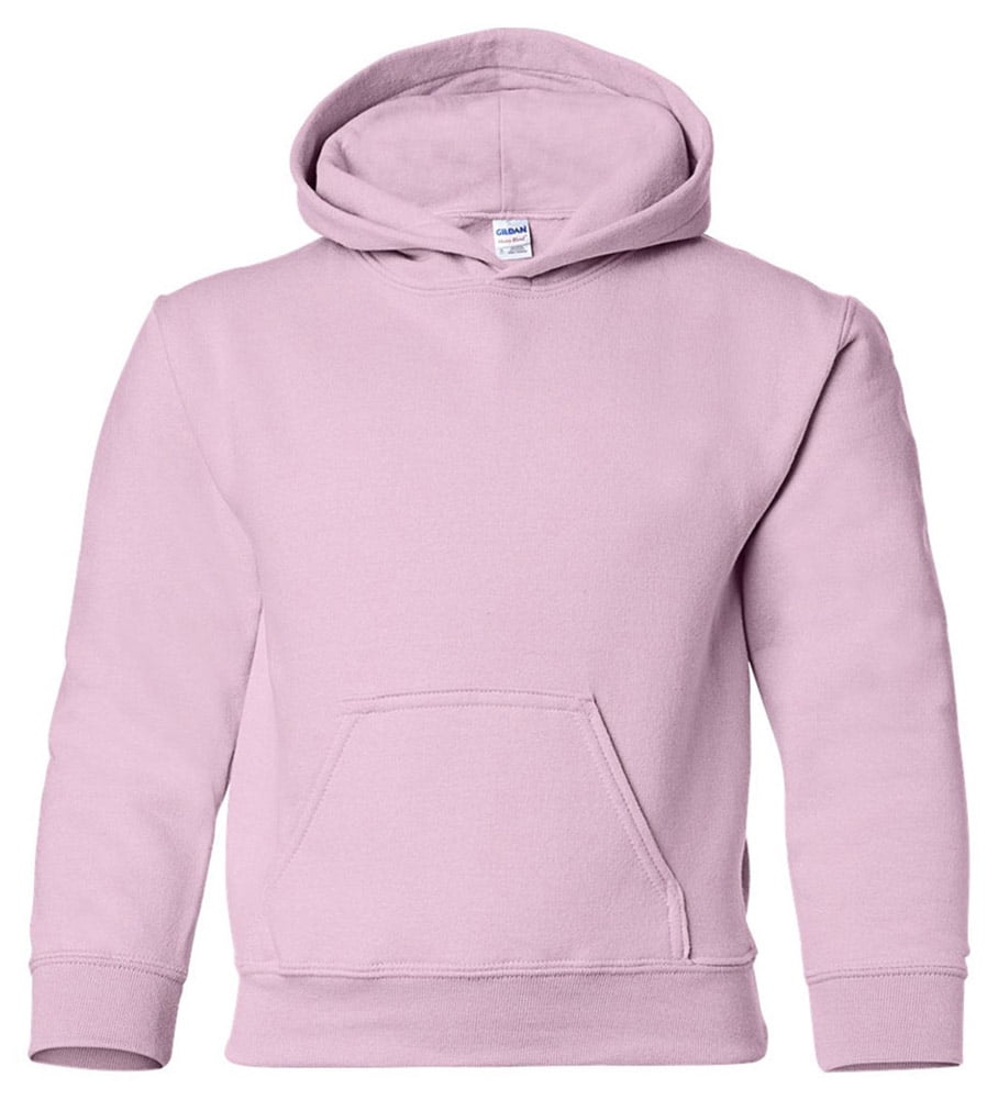 Gildan - Gildan 18500B Big Boys Hooded Sweatshirt -Light Pink-Medium ...