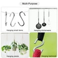 thumbnail image 5 of Uxcell 1.18" S Hooks Long Hanger for Hanging Objects Stainless Steel Silver Tone 16pcs, 5 of 5