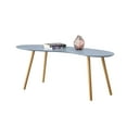 thumbnail image 2 of Convenience Concepts Oslo Bean Shaped Coffee Table, Multiple Finishes, 2 of 4