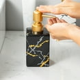 thumbnail image 4 of Joernso 320ML Square Shape Soap Dispenser Non-Slip Ceramic Shampoo Pump Bottle for Home, 4 of 8