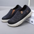 thumbnail image 4 of Slip On Flats Zapatos Casuales Mujeres Antideslizante Punta Redonda para Viajes Al Aire Libre, 4 of 9