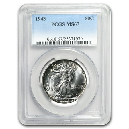 1943 Walking Liberty Half Dollar MS-67 PCGS