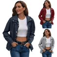 thumbnail image 1 of Women Light Rain Jacket Waterproof Active Outdoor Trench Raincoat with Hood Lightweight Plus Size for Girls, 1 of 6