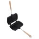 thumbnail image 3 of Sandwich Pan Double Sided Frying Pan Nonstick Sandwich Panini Maker with Detachable Handles, 3 of 4