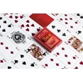 thumbnail image 5 of Bee Metalluxe Premium Playing Cards - Red Foil Diamond Back, Poker Size Standard Index, 5 of 9