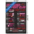 thumbnail image 3 of Fight Club - Rules Wall Poster, 14.725" x 22.375", 3 of 6