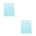 thumbnail image 1 of Wweixi Eye Face Gems Rhinestone Stickers Beads No Glue Eyebrow Rainbow Makeup Jewelry Accessory DIY Decorations Wedding Blue 2Set, 1 of 6