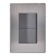 thumbnail image 1 of Placa Armada Inoxidable Con 2 Apagadores Sencillos De 1.5 Modulos Igoto gris oscuro Igoto INOX, 1 of 3