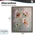 thumbnail image 4 of Stupell Industries Shabby Chic Pink Daisies Close Up Brown Floating Frame Canvas Art, 25 x 31, by Franklyn Gregory, 4 of 8
